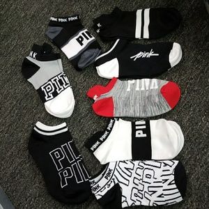 New Ultimate Pink Vs socks, 8pairs nylon